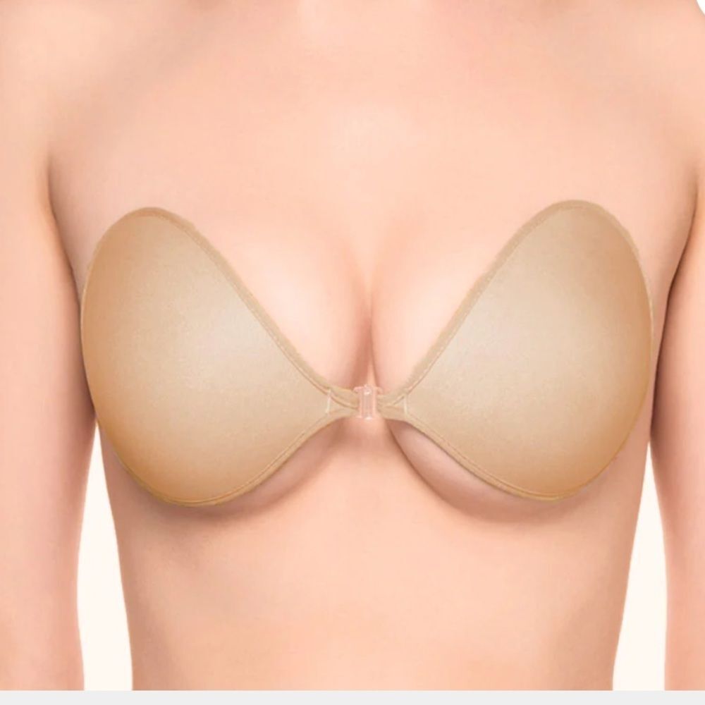 New strapless backless adhesive bra nubra feather lite A cup fair